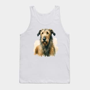 Irish Wolfhound Watercolor - Beautiful Dog Tank Top